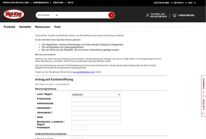 Drei Wege, wie ein DigiKey-Kreditkonto das Geschäft vereinfacht