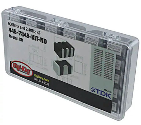 TDK's 290 piece RF filter design kit