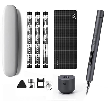 Pimoroni's electric screwdriver set