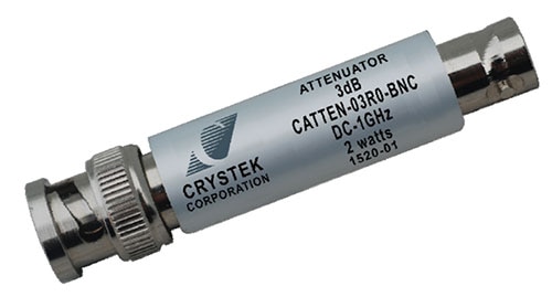 Crystek Corporation's CATTEN-03R0-BNC attenuator