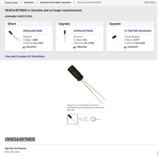Five Convenient Ways to Locate a Cross, Sub, or Replacement on Digi-Key's Website