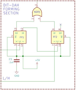 Original Keyer flip-flop connections