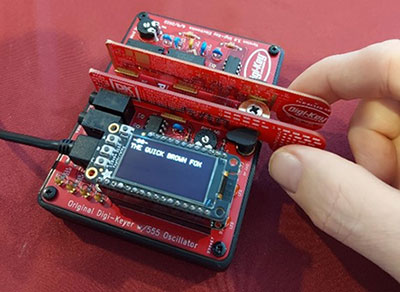 Morse and character display