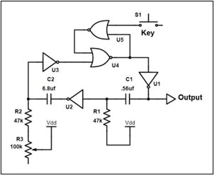 Final step RC pulse generator