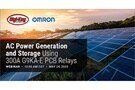 Image of Webinar - AC Power Generation and Storage Using 300A G9KA-E PCB Relays