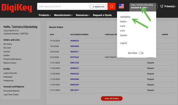 How to Share Your New (and Previous) Custom PCB Orders