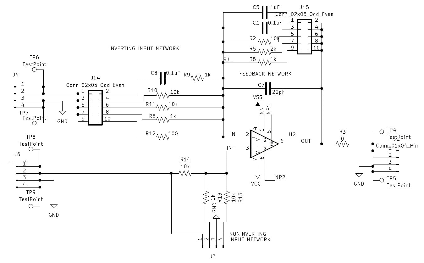 Op-Amp Experimenter Kicad Schematic