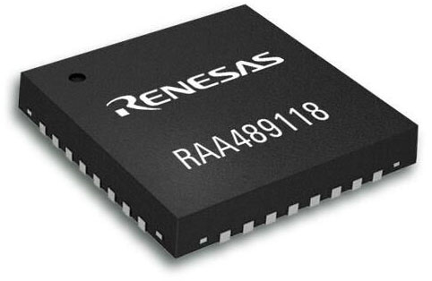 Renesas RAA489118 buck-boost battery charger