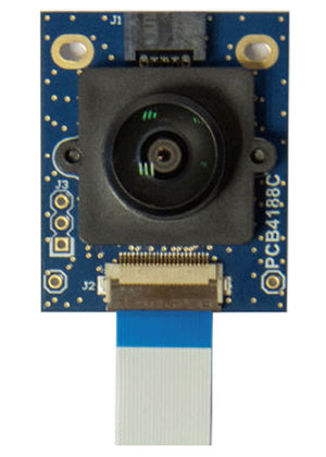STEVAL-55G1MBI1 S-Board including the mounted camera assembly