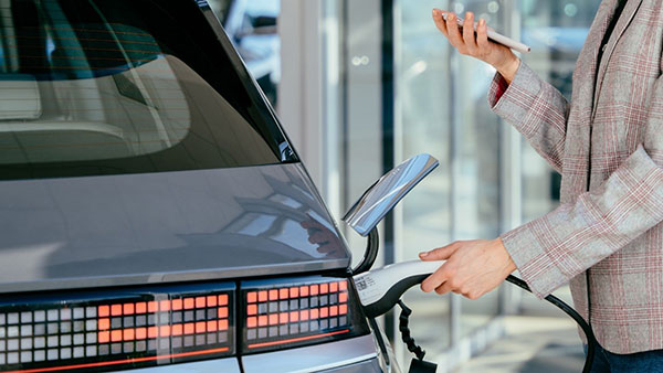 EV charging port locations can have many optionsin the design phase