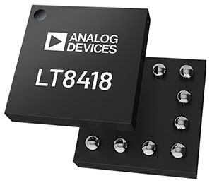 ADI's purpose-built LT8418 half-bridge GaN driver