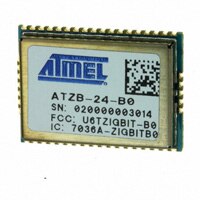 Atmel ATZB-24-B0 ZigBee Low Power Wireless Networks ATZB-24-B0 ZigBee Low Power Wireless Networks