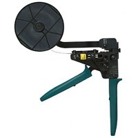 Hand tool for crimping contacts Mini Reel Hand Tool