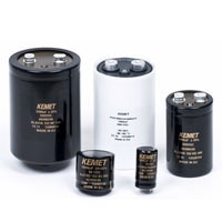 KEMET's Aluminum Electrolytic Capacitors Image of KEMET's Aluminum Electrolytic Capacitors