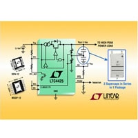 Analog Devices' Power: LTC4425 - Linear SuperCap Charger with Current-Limited Ideal Diode and V/I Monitor Image of Analog Devices' Power: LTC4425 - Linear SuperCap Charger with Current-Limited Ideal Diode and V/I Monitor