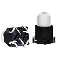 Surface mount round with domed top green LEDs LED 5mm 575NM ULTGRN CLR SMD