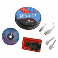 In-circuit debugger/programmer unit with cables and software MPLAB ICD3 IN-Circ Debugger