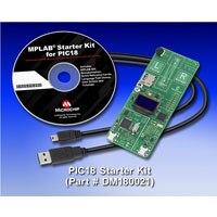 CD, cables, and starter kit board for the MPLAB starter kit for the PIC18 MPLAB Start Kit for PIC18