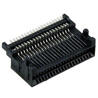 Surface mount right angle connector receptacle Connector Receptacle 38POS IPASS RT ANG SMD