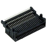 Surface mount right angle connector receptacle Connector Receptacle 38POS IPASS RT ANG SMD