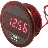 Panel mount screw terminal 2-wire meter 2-Wire Meter +6-75VDC Red LED