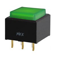 Through hole green illuminated switch Switch Push SPDT 0.4VA 28V