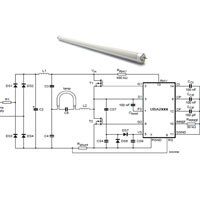 Resonant type electronic ballast and diagram of its input circuit Electronic Ballast