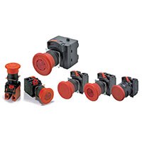Omron Emergency Stop Switches Image of Omron Emergency Stop Switches