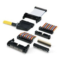 Assortment of XG series flat cable and PCB connectors  XG Series