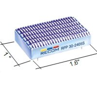 Ribbed surface ICE DC to DC converter ICE RECOM DC/DC Converter