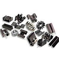 Varieties of different types of heat sinks and heat sink mounting options Various Heat Sinks