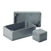 ROSE fiberglass 02 enclosures Box Fiber 3.15x2.95x2.22" Gray