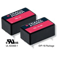 TRACO Power's TEL 12 and TEL 12WI Family of DC/DC Converters Image of TRACO Power's TEL 12 and TEL 12WI Family of DC/DC Converters