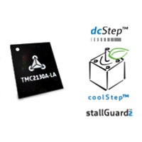 TMC2130 driver chip and dcStep logo TMC2130 Premium Integrated Stepper Motor Driver