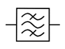 Bandpass Filter schematic symbol Image of Bandpass Filter schematic symbol