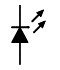 LED schematic symbol Image of LED schematic symbol