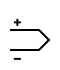 Thermocouple schematic symbol Abbildung des Schaltsymbols eines Thermoelements