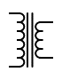 Step Down Transformer schematic symbol Image of Step Down Transformer schematic symbol