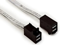 3M™'s 8US4 Series MiniSAS HD Cable Assembly Image of 3M's 8US4 Series MiniSAS HD Cable Assembly