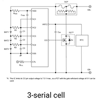 ABLIC S-82M3A/M4A/L4A Battery Protection IC Image of ABLIC S-82M3A/M4A/L4A Battery Protection IC