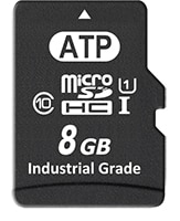 ATP Electronics' Industrial-Grade MicroSD/MicroSDHC Cards Image of ATP Electronics' Industrial-Grade MicroSD/MicroSDHC Cards