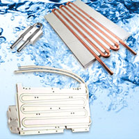 Boyd's Hi-Contact™ Tube Liquid Cold Plates Image of Aavid Thermalloy's Hi-Contact™ Tube Liquid Cold Plates