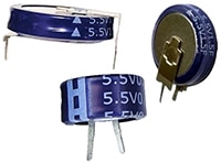 Abracon's ADCC/ADCH/ADCV Series EDLC 5.5 V Coin Supercapacitors Immagine dei supercondensatori a bottone da 5,5 V EDLC serie ADCC/ADCH/ADCV di Abracon