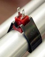 Amphenol Advanced Sensors' NTC Thermistor Clip-On Pipe Sensor Image of Amphenol Advanced Sensors' NTC Thermistor Clip-On Pipe Sensor