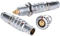 Amphenol LTW's FLO Series Metal Push-Pull Connectors Amphenol LTW 的 FLO 系列金屬製推挽式連接器的圖片
