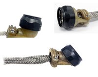 Amphenol PCD QPL Composite Plated EMI/RFI Shield Braided Backshells Image of Amphenol PCD QPL Composite Plated EMI/RFI Shield Braided Backshells