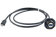 Image of Amphenol's USB-A to USB-C® Adapters