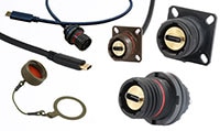 Amphenol's USB3CFTV Series Rugged USB-C® Standard Connectors Image of Amphenol PCD's USB3CFTV Series Rugged USB-C Standard Connectors