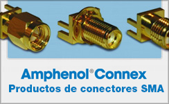 Conectores SMA Amphenol Connex Conectores SMA Amphenol Connex