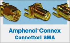 Connettori SMA di Amphenol Connex Connettori SMA di Amphenol Connex